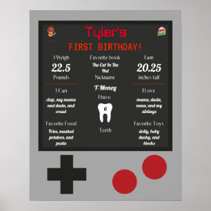 Póster Poster de los primeros años de vida del bebé
