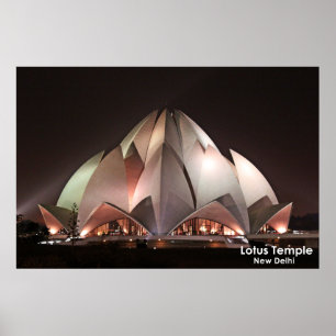 Póster Poster de Lotus Temple