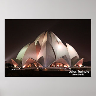 Póster Poster de Lotus Temple