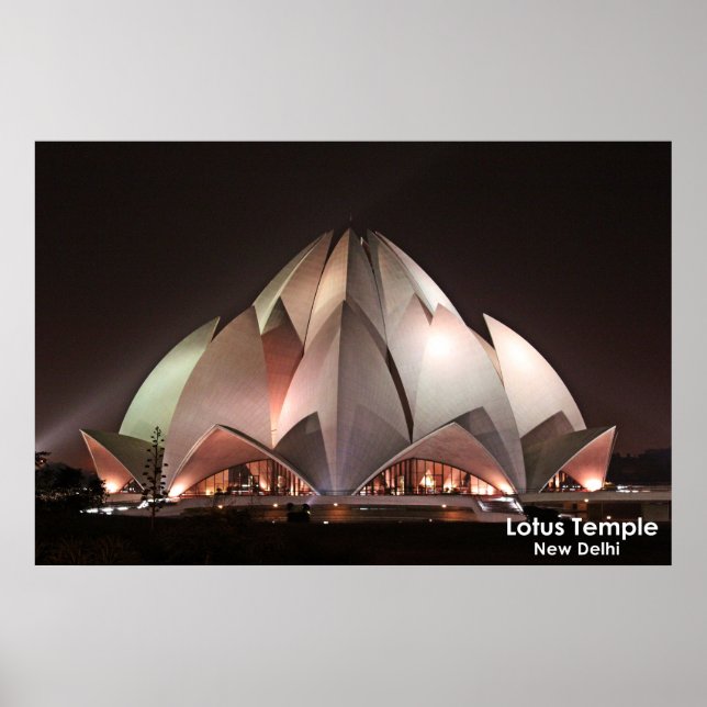 Póster Poster de Lotus Temple (Frente)