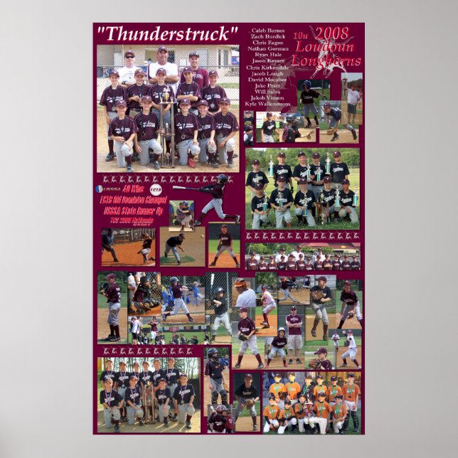 Póster poster de Loudoun Longhorns 2008 (Frente)