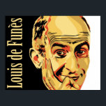 Póster poster de louis de funes<br><div class="desc">Comediante del actor francés, louis de funès. Una colección poco común, obras de arte con derechos de autor originales. Abril de 2010</div>