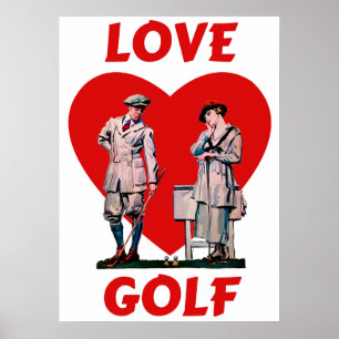 Póster Poster de Love Golf
