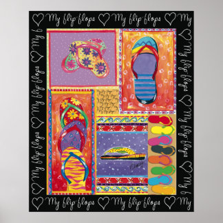 Póster Poster de Love-My-Flip-Flops