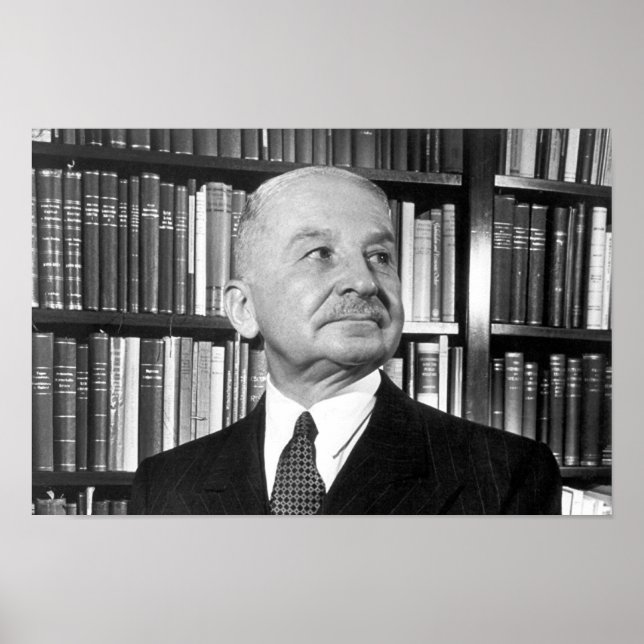 Póster Poster de Ludwig von Mises (16,5 x 11 pulgadas) (Frente)