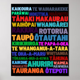 Póster Poster de lugares de vacaciones y de casa de Nueva