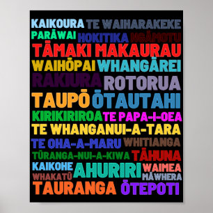 Póster Poster de lugares de vacaciones y de casa de Nueva