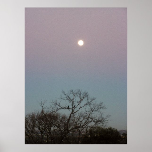 Póster poster de luna de amanecer (Frente)