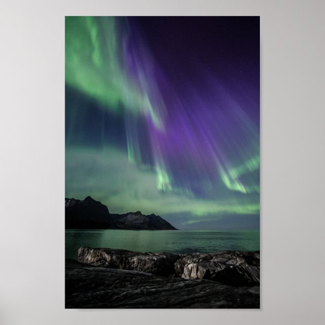 Póster Poster de luz del norte (Frente)