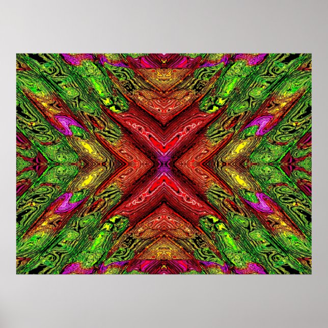 Póster poster de luz negra de los años 70 (Frente)