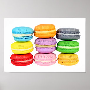 Póster Poster de Macarons