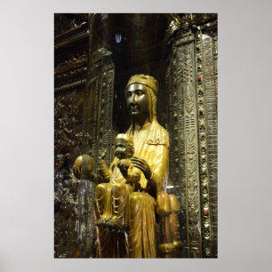 Póster poster de madonna montserrat negro