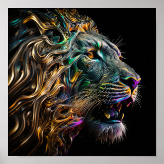 Póster Poster de Majestueuze Leeuw