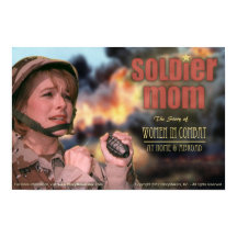 Poster de mamá soldado (extra pequeña)