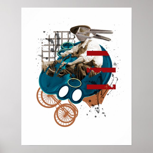 Póster Poster de Man On Wheels (Frente)