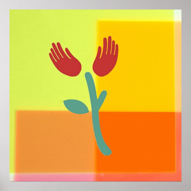 Póster Poster de manos de la diversidad (Frente)