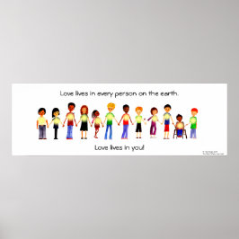 Póster Poster de manos de niños