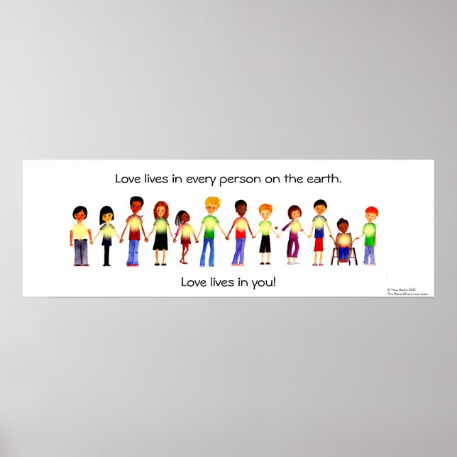 Póster Poster de manos de niños (Frente)