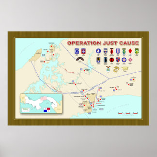 Póster Poster de mapa de causa simple de operación