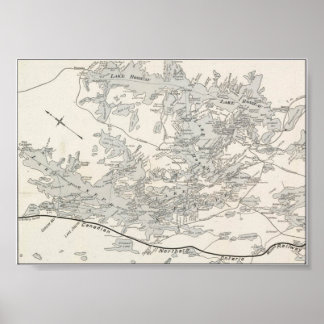 Póster poster de Mapas de 1904