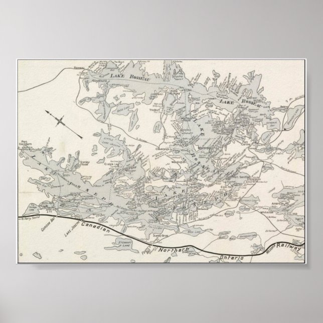 Póster poster de Mapas de 1904 (Frente)