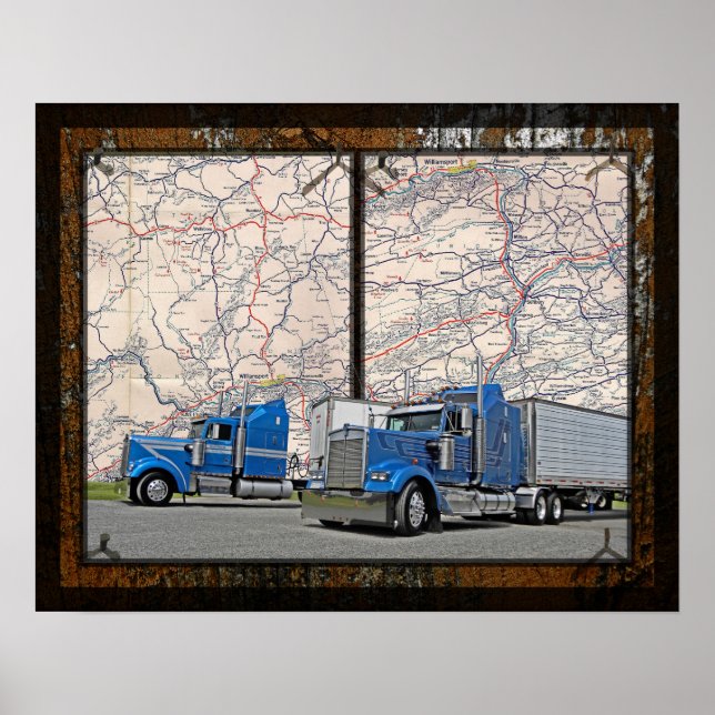 Póster Poster de mapas de Kidd Ricky (Frente)