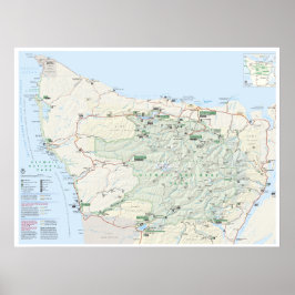 Póster Poster de mapas olímpicos