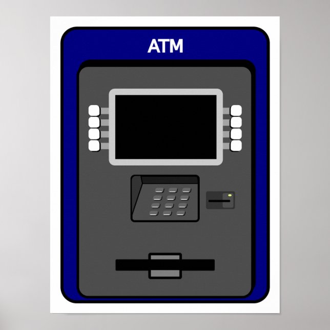 Póster POSTER de máquina ATM