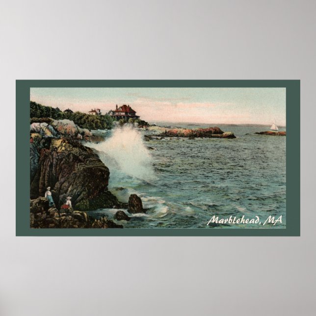 Póster Poster de Marblehead Neck Massachusetts (Frente)