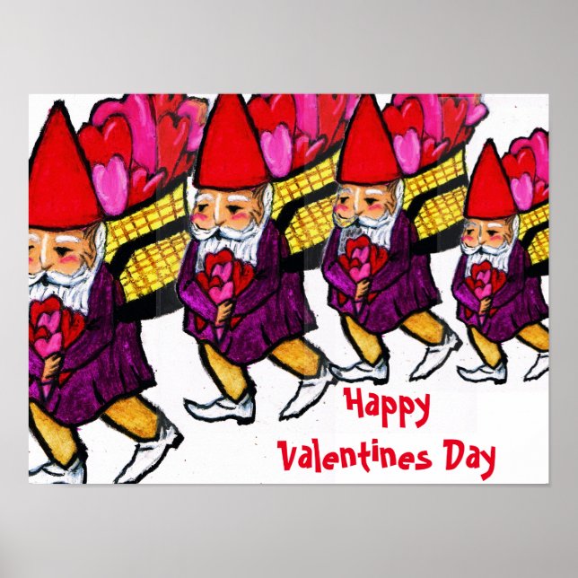 PÓSTER POSTER DE MARCHA DE VALENTINE DE GNOME (Frente)