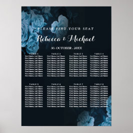 Póster Poster de marco geométrico simple Flora Gold