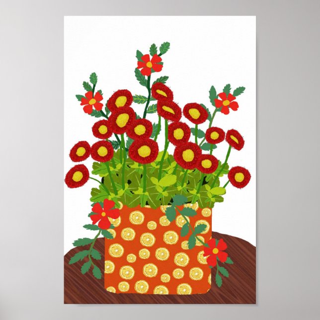 Póster Poster de margarita inglesa (Frente)