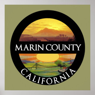 Póster Poster de Marin County California