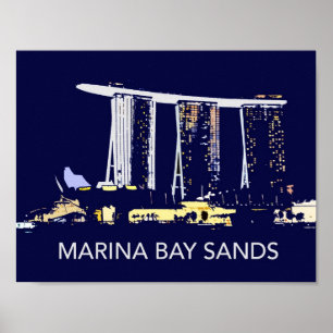 Póster Poster de Marina Bay Sands