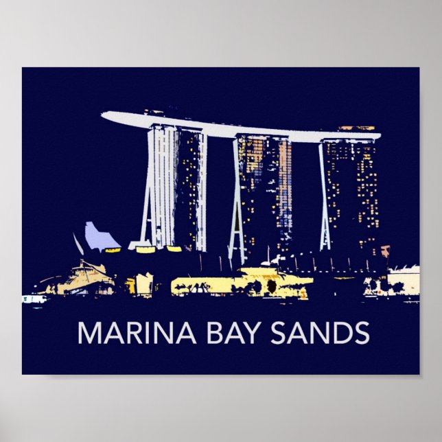 Póster Poster de Marina Bay Sands (Frente)