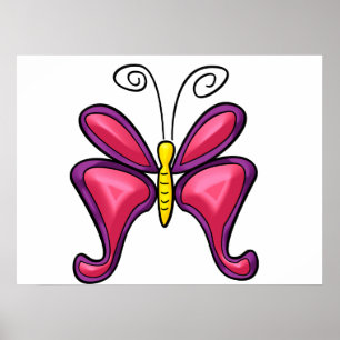 Póster Poster de mariposa
