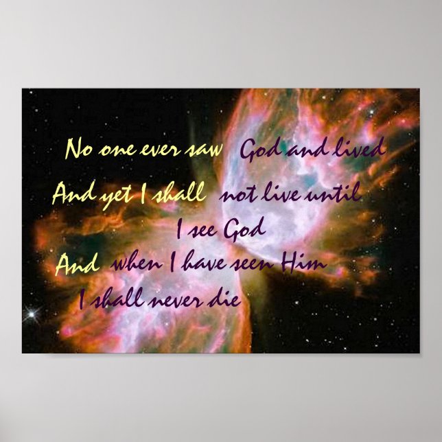 Póster Poster de mariposa (Frente)