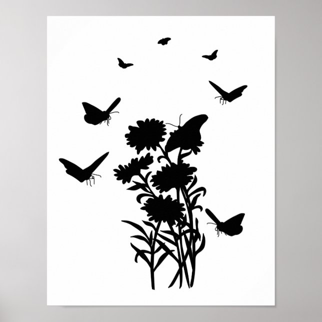 Póster Poster de mariposas (Frente)
