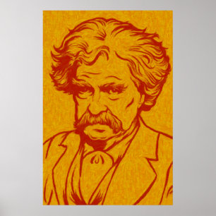 Póster Poster de Mark Twain