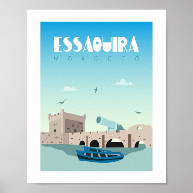 Póster Poster de Marruecos de Essaouira (Frente)