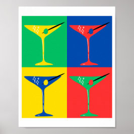 Póster Poster de Martini Pop Art Vibes