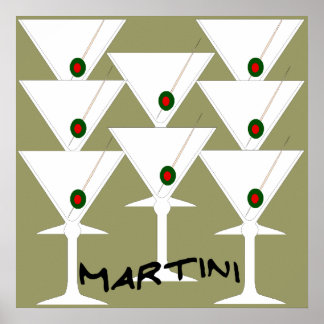 Póster Poster de Martinis Imprimir