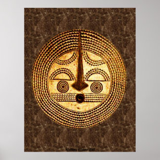 Póster Poster de máscara AfriMex Urbano Burkino Faso