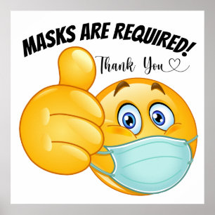 PÓSTER POSTER DE MÁSCARA DE COVID