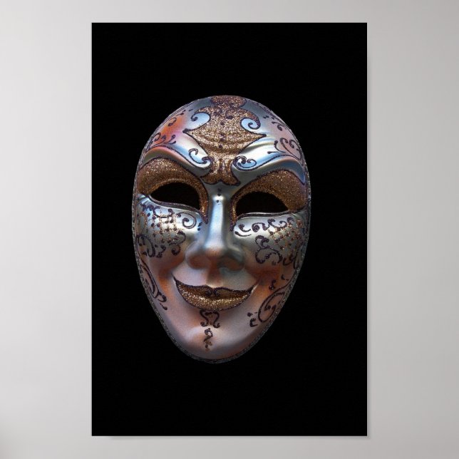 Póster Poster de máscaras venecianas (Frente)