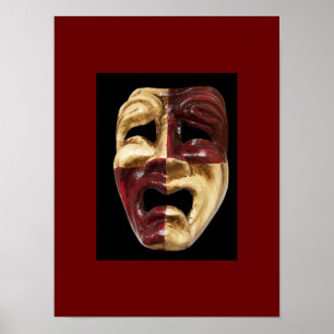 Póster Poster de máscaras venecianas