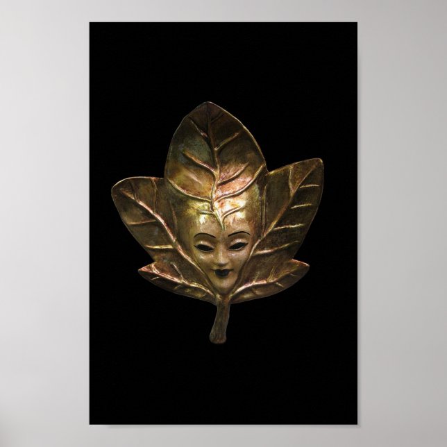 Póster Poster de máscaras venecianas (Frente)