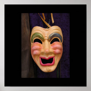 Póster Poster de máscaras venecianas