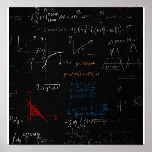 Póster Poster de matemáticas