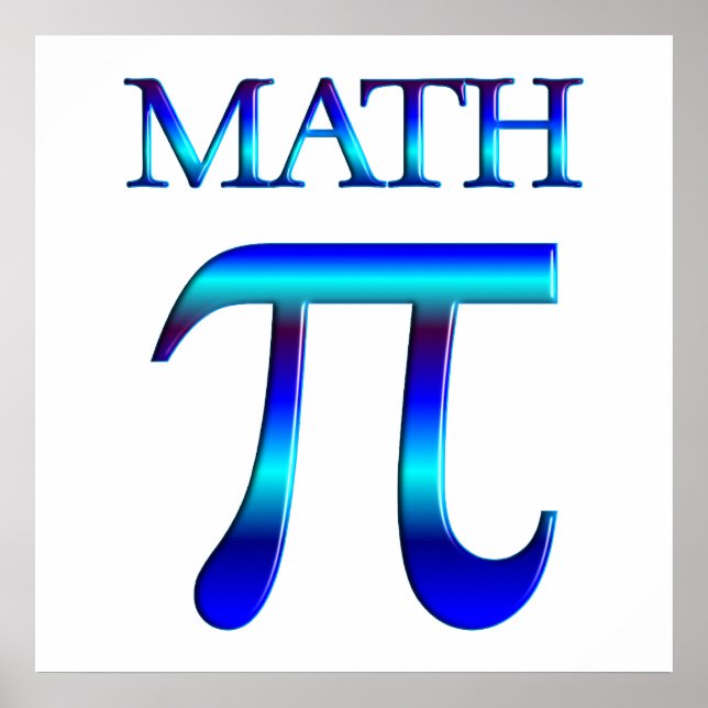 Póster Poster de matemáticas (Frente)